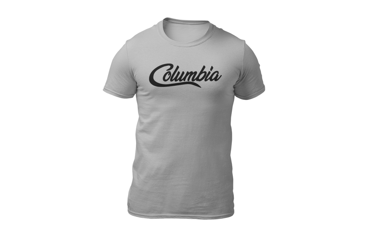 Columbia logo t shirt shop