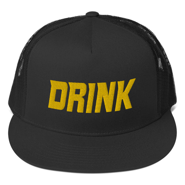 Drink (gold embroidery) Trucker Cap