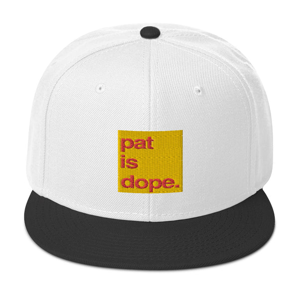 pat is dope. High Profile Snapback Hat