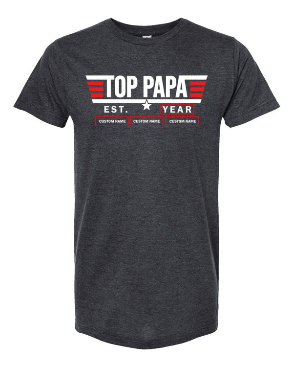Top Gun Custom Fathers Day T-Shirt