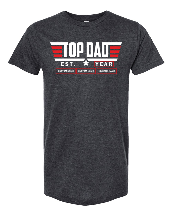Top Gun Custom Fathers Day T-Shirt