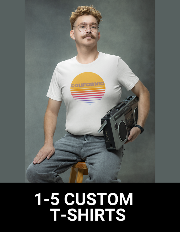 Custom Short Sleeve - Unisex T-Shirt (1-5)