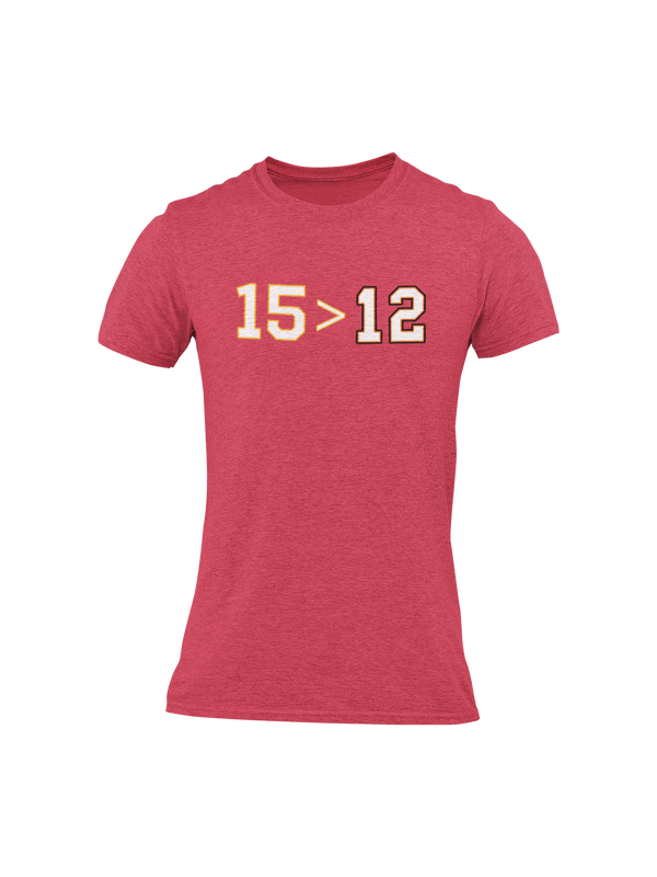 15 Greater than 12  - Unisex T-Shirt