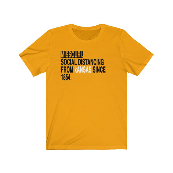 Missouri Social Distancing - Unisex Jersey Short Sleeve Tee