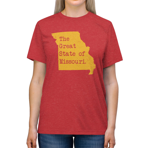 The Great State of Missouri. - Unisex Triblend Tee