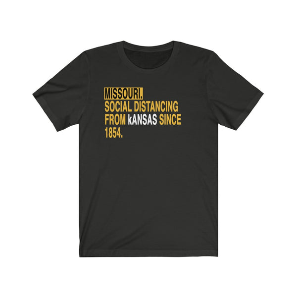 Missouri Social Distancing - Unisex Jersey Short Sleeve Tee