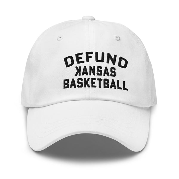 DEFUND kansas Basketball (BLACK Text) - Dad hat