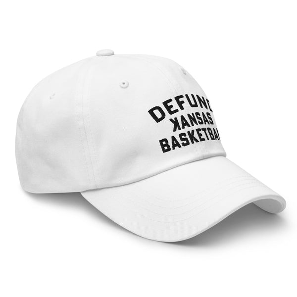 DEFUND kansas Basketball (BLACK Text) - Dad hat