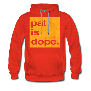 Pat is Dope - Men’s Premium Hoodie - red