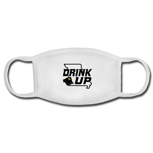 Drink UP remix- Face Mask - white/white