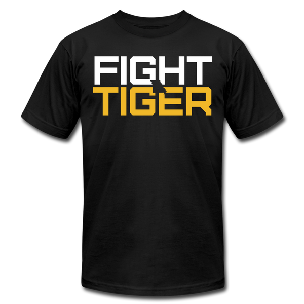 FIGHT TIGER - Unisex Jersey T-Shirt - black