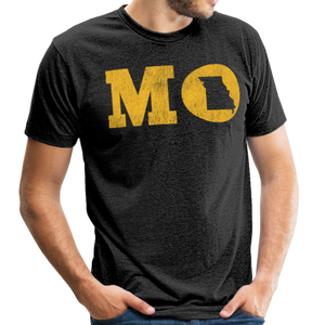 MO - Unisex Tri-Blend T-Shirt - heather black
