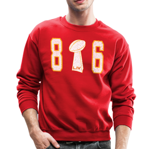816 - Unisex Crewneck Sweatshirt - red