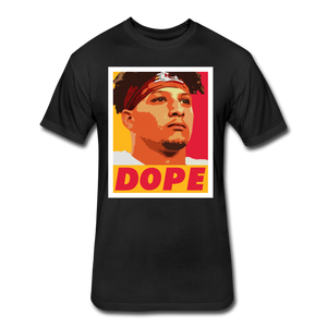 Pat is Dope II - Unisex Fitted Cotton/Poly T-Shirt - black