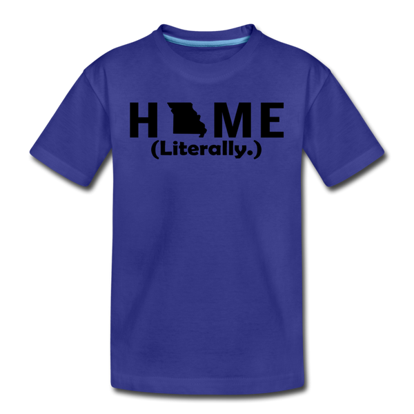 Home (Literally.) - Kids' Premium T-Shirt - royal blue