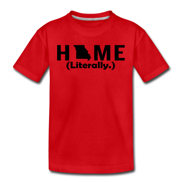Home (Literally.) - Kids' Premium T-Shirt - red
