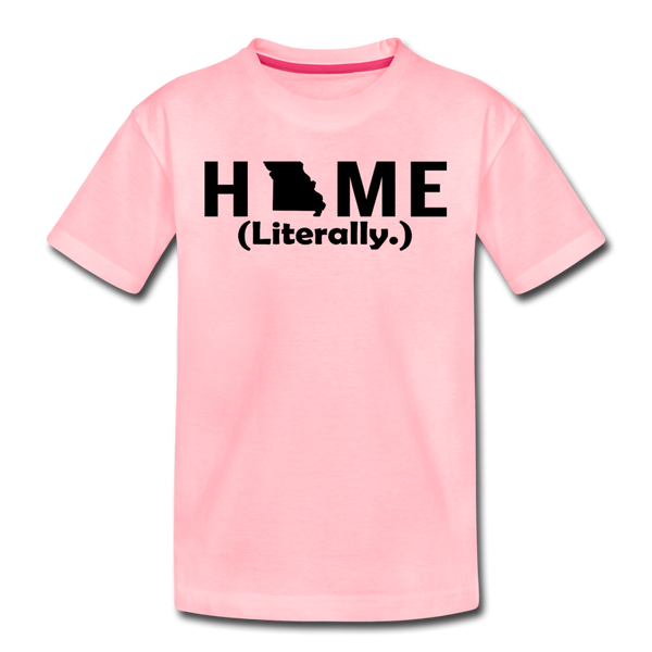Home (Literally.) - Kids' Premium T-Shirt - pink