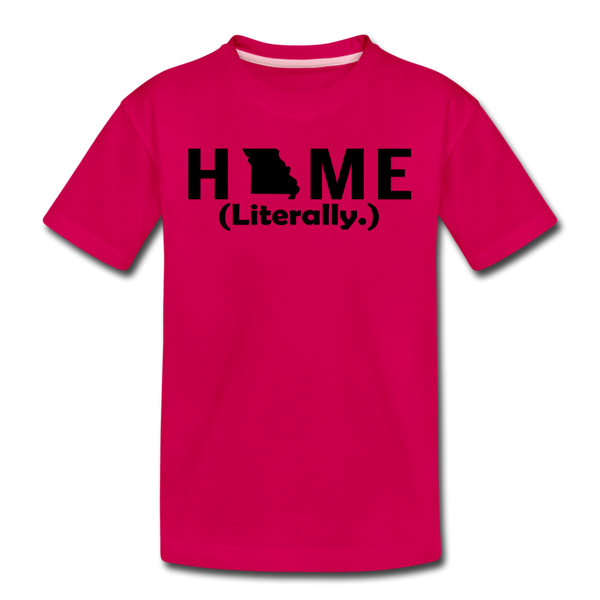 Home (Literally.) - Kids' Premium T-Shirt - dark pink