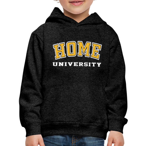 HOME University - Kids‘ Premium Hoodie - charcoal gray